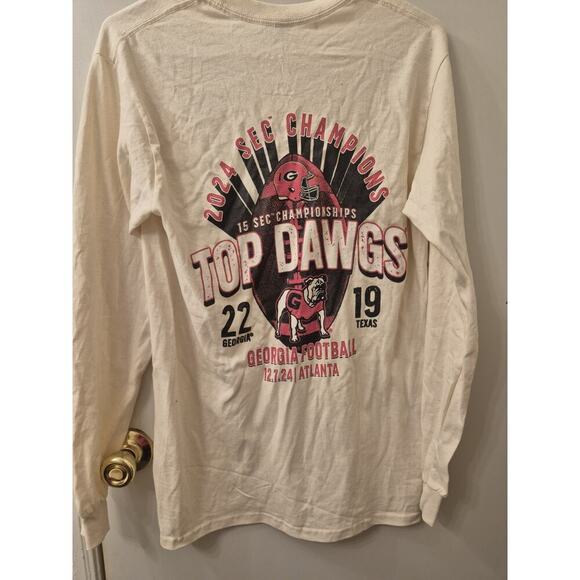 Georgia Bulldogs 2024 Sec Long sleeve Tshirt Size Small - Picture 2 of 3